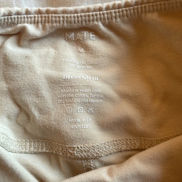 Mate the Label Cream Bike Shorts - Picture 3 of 6